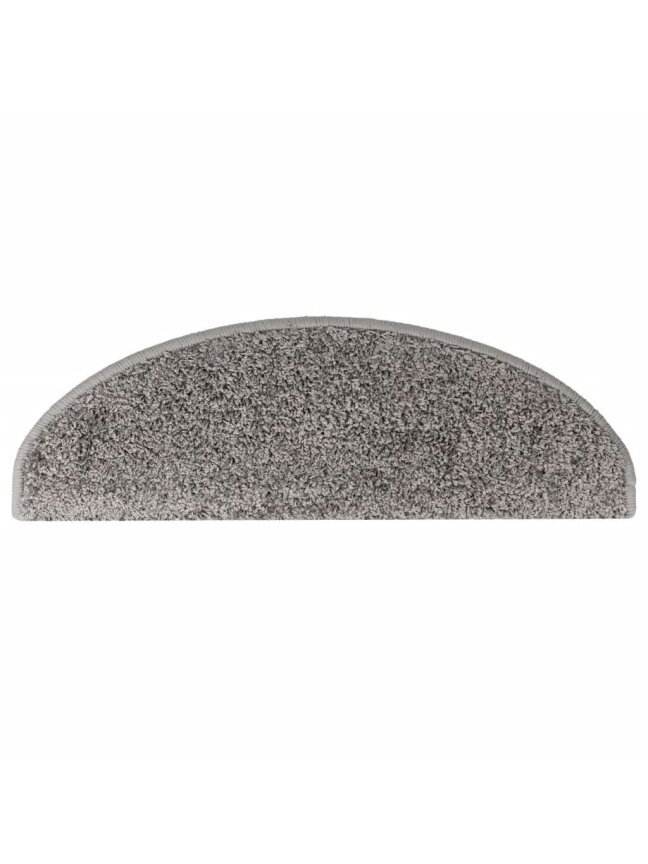 Stair mats, 15 pcs, gray, 65x21x4 cm 5