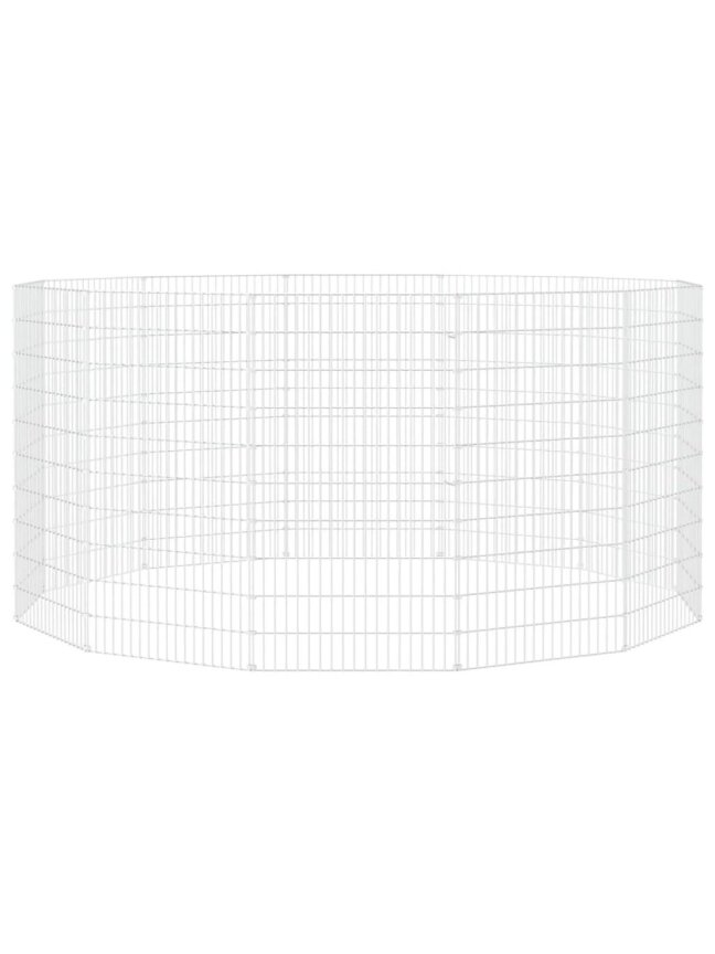 Vabaltseisev loomaaed, 12 paneeli, 54×100 cm, tsingitud raud 2