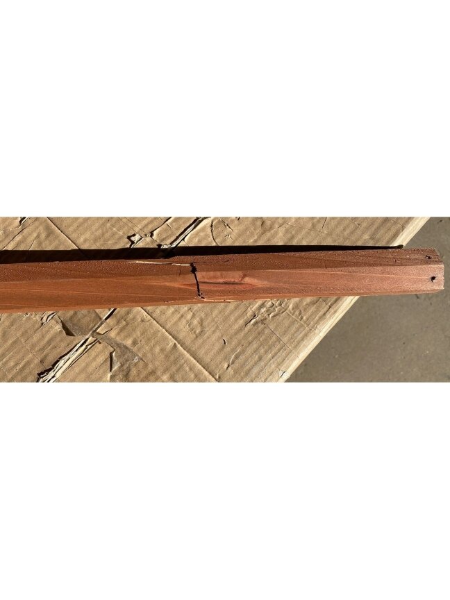 Lauko narvas triušiams, rudas ir baltas, 145x45x84 cm, mediena 8