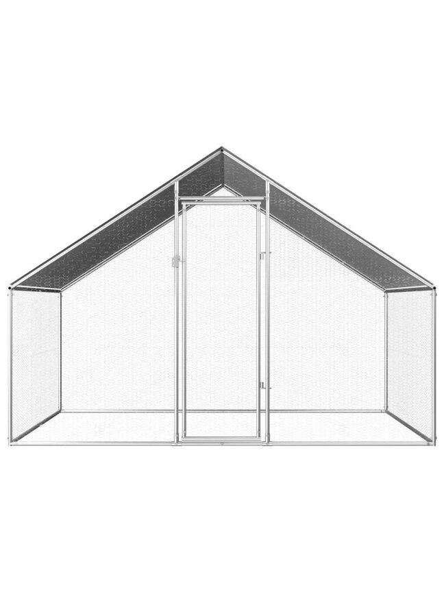 Väliskanaku aed, 2,75 x 2 x 1,92 m, tsingitud teras