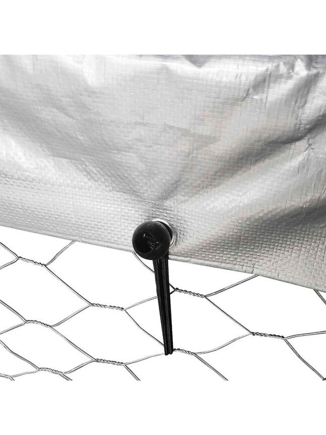 Lauko voljeras šunims su stogu, 400x100x150cm 8