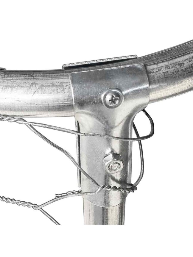 Lauko voljeras šunims su stogu, 400x100x150cm 7