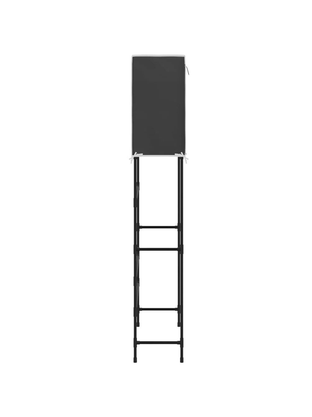 Pesumasina ülemine riiul, Must, 71×29,5×170,5 cm, Raud 3
