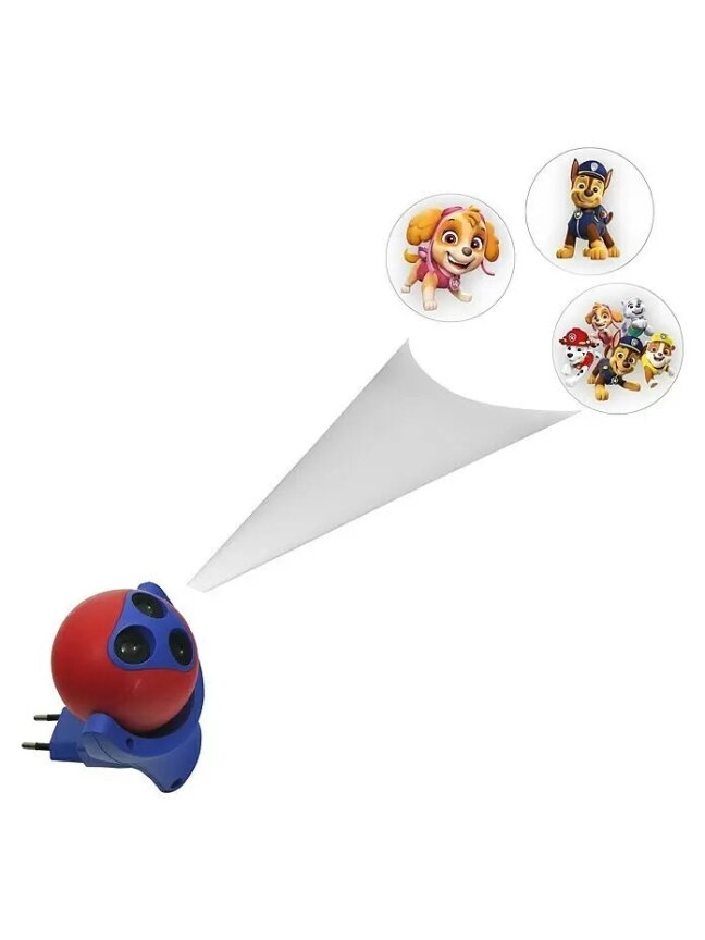 Paw Patrol LED nakts gaisma, 3 režīmi