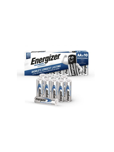 Ličio baterijos „Energizer Ultimate Lithium“, AA (FR6), L91, 1,5 V, 10 vnt.