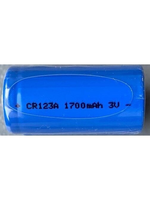 Liitiumelement CR123A, 1700 mAh, 3V