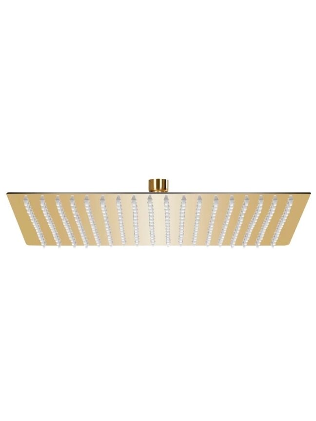 Rain Shower Head, Gold, 50×50 cm, Stainless Steel