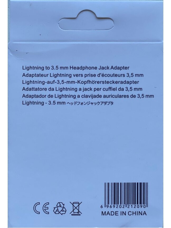 Lightning uz AUX adapteris 3