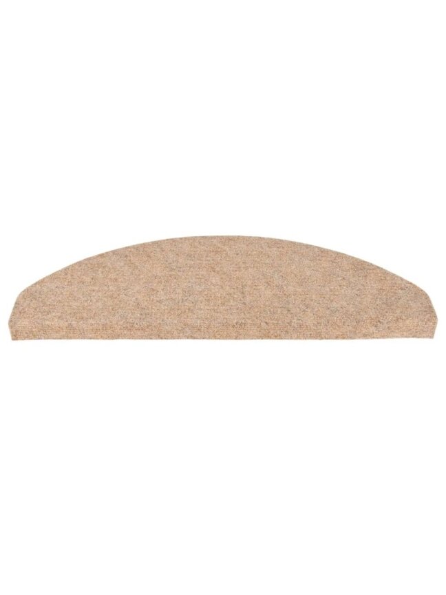 Self-adhesive stair mats, 14 pcs, beige, 65×22.5×3.5 cm 2