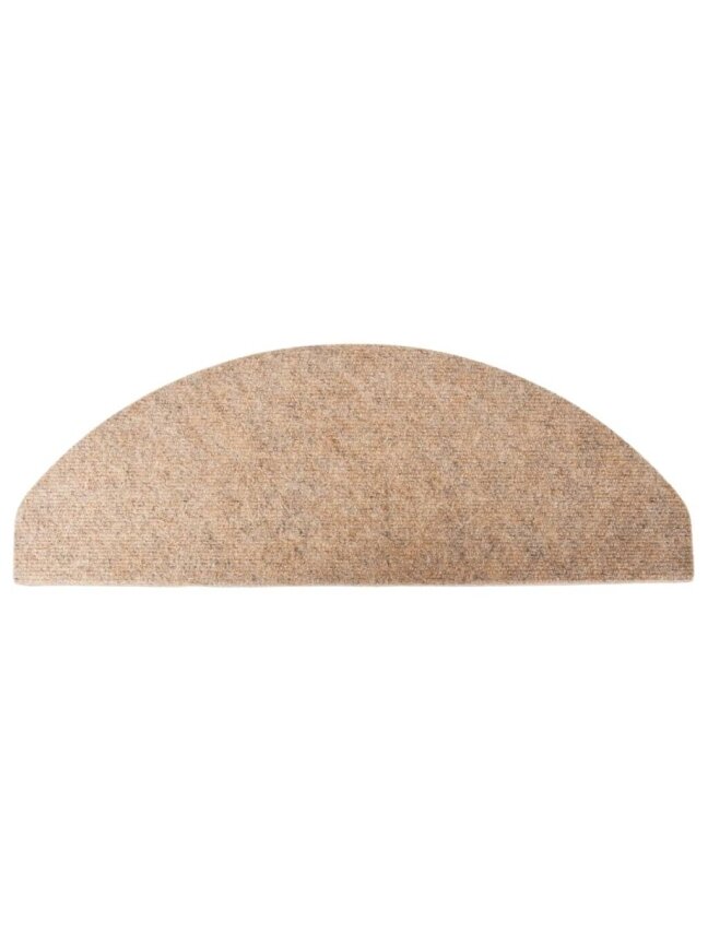 Self-adhesive stair mats, 14 pcs, beige, 65×22.5×3.5 cm 3