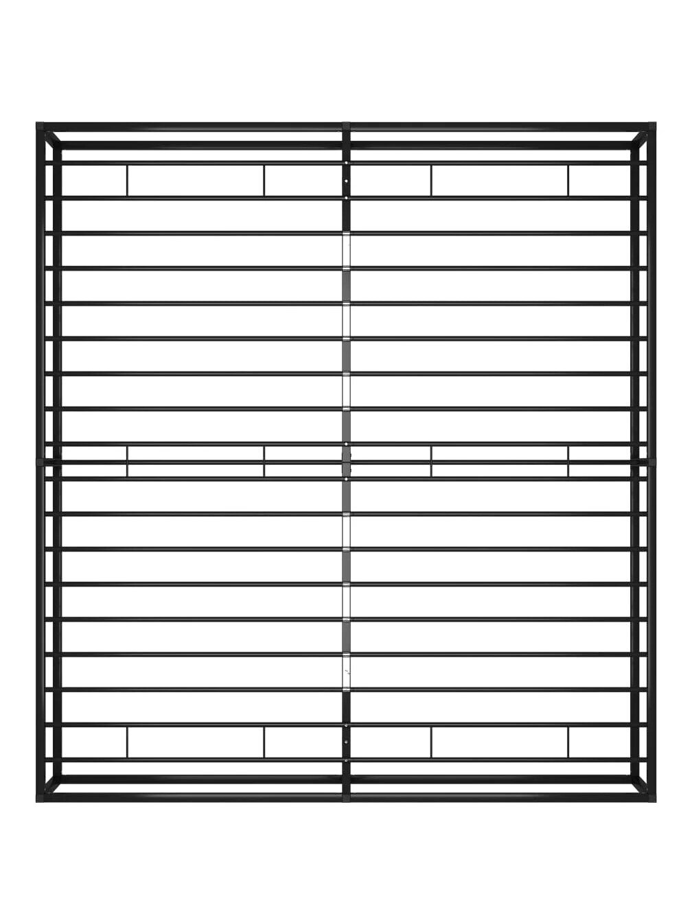 Bed frame, black, 180×200 cm, metal 5 Bed frame, black, 180×200 cm, metal 5