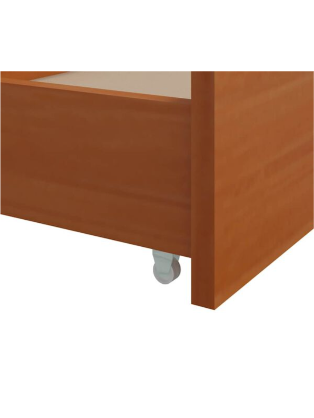 Bed frame with drawers, honey brown, 90 x 200 cm, pine wood 7