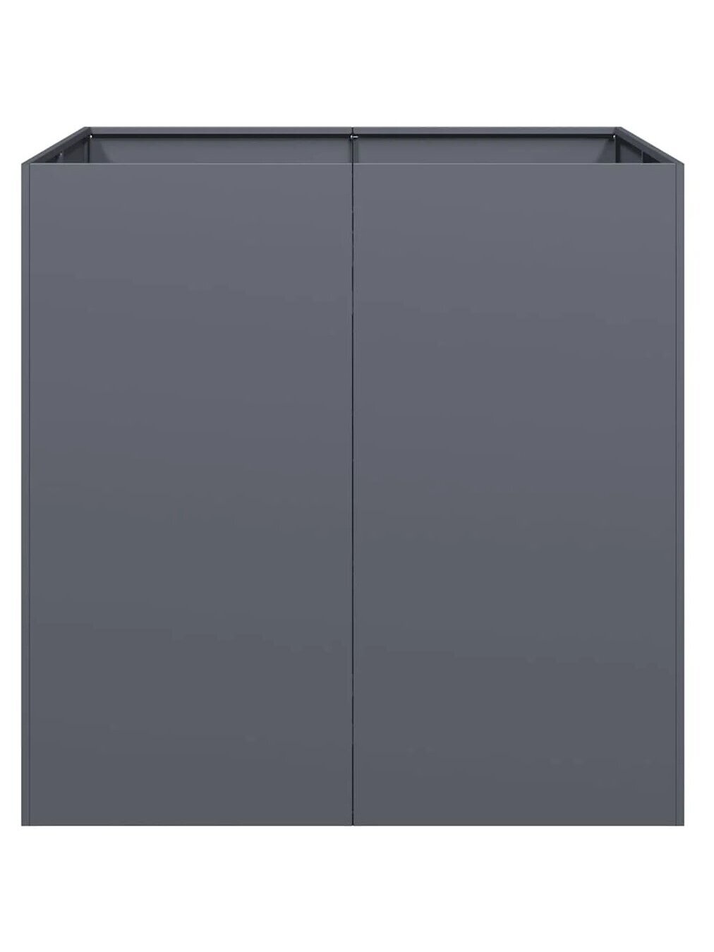 Грядка для сада, антрацит, 80 × 80 × 80 см, сталь 3