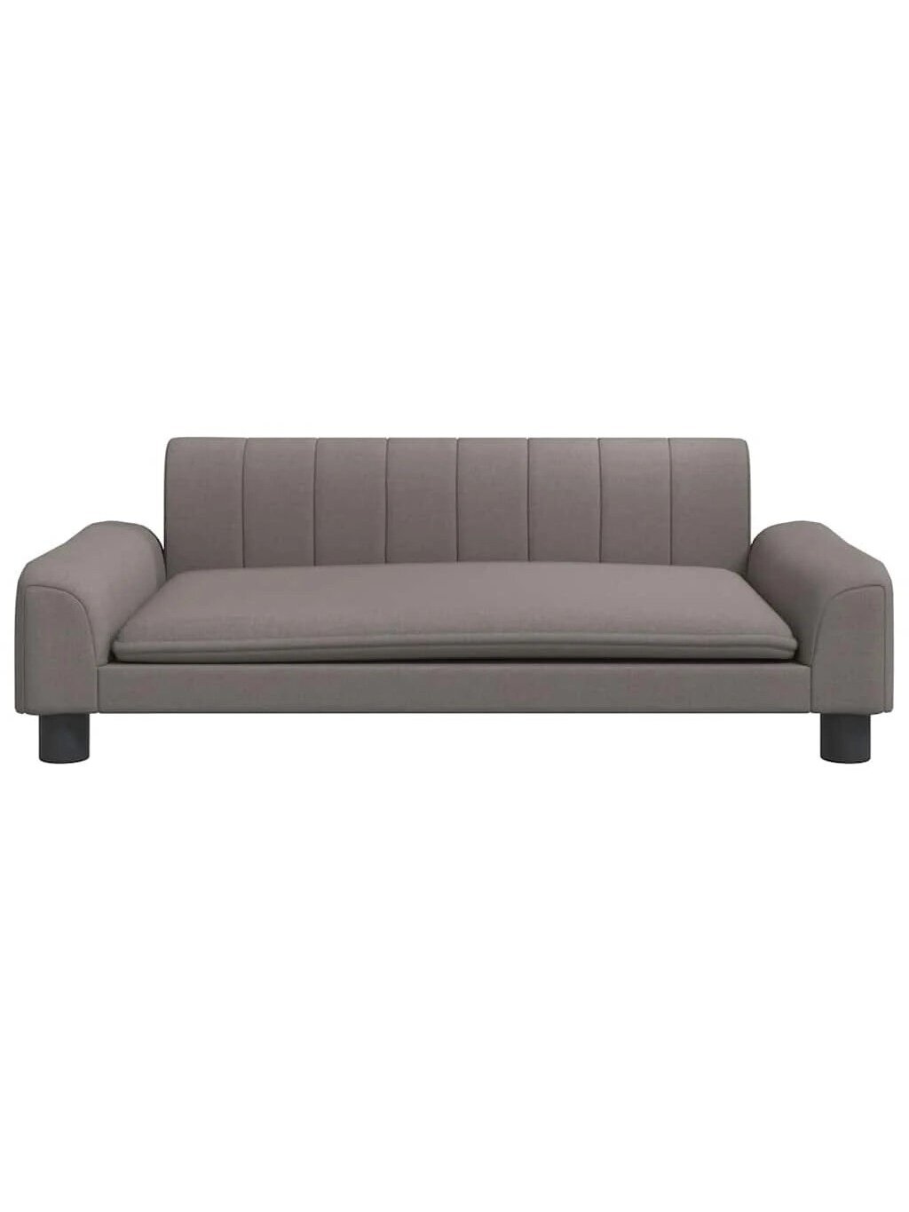 Dog Bed, Taupe, 90x53x30 cm, Fabric 2 Dog Bed, Taupe, 90x53x30 cm, Fabric 2