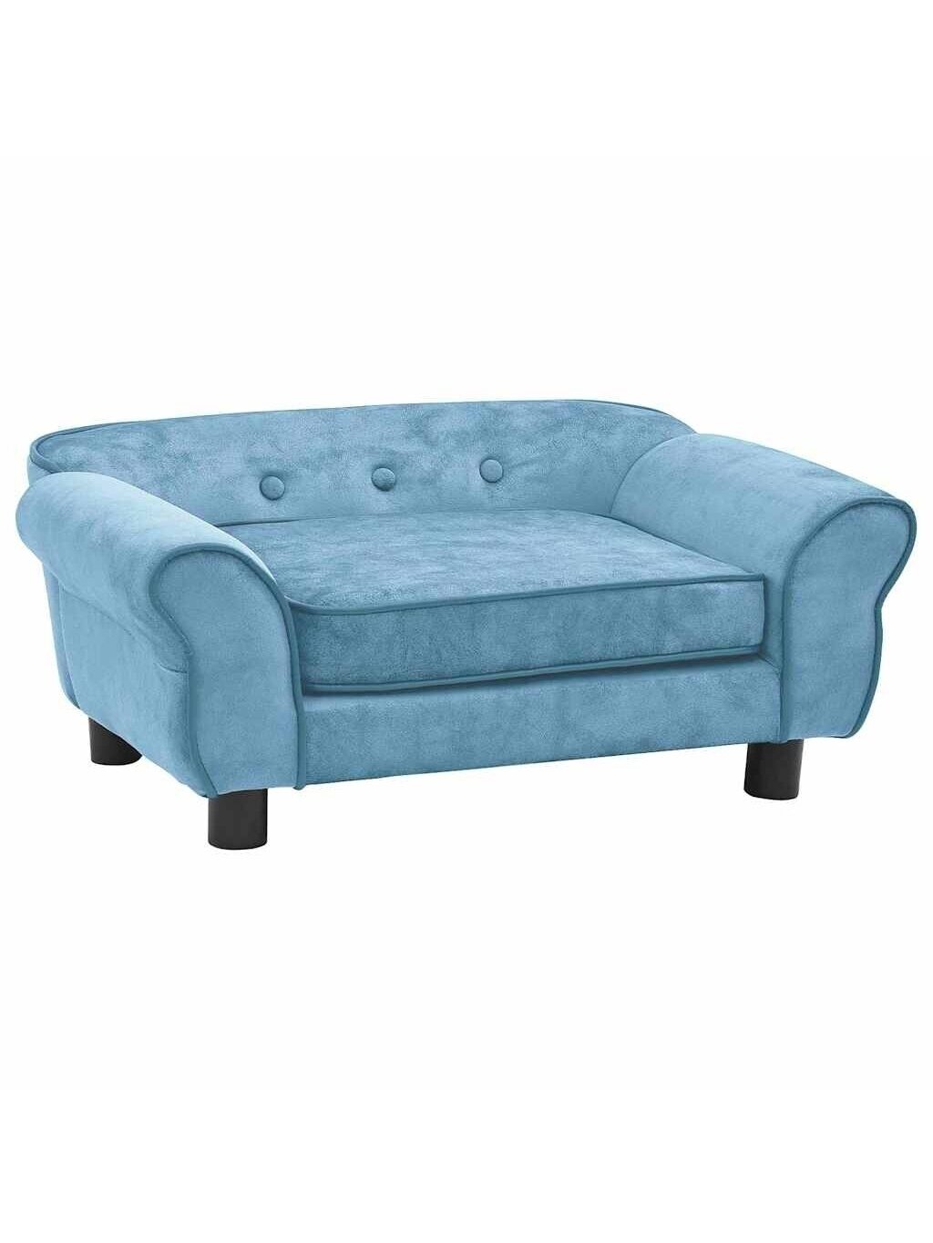 Dog Bed, Turquoise, 72x45x30 cm, Plush