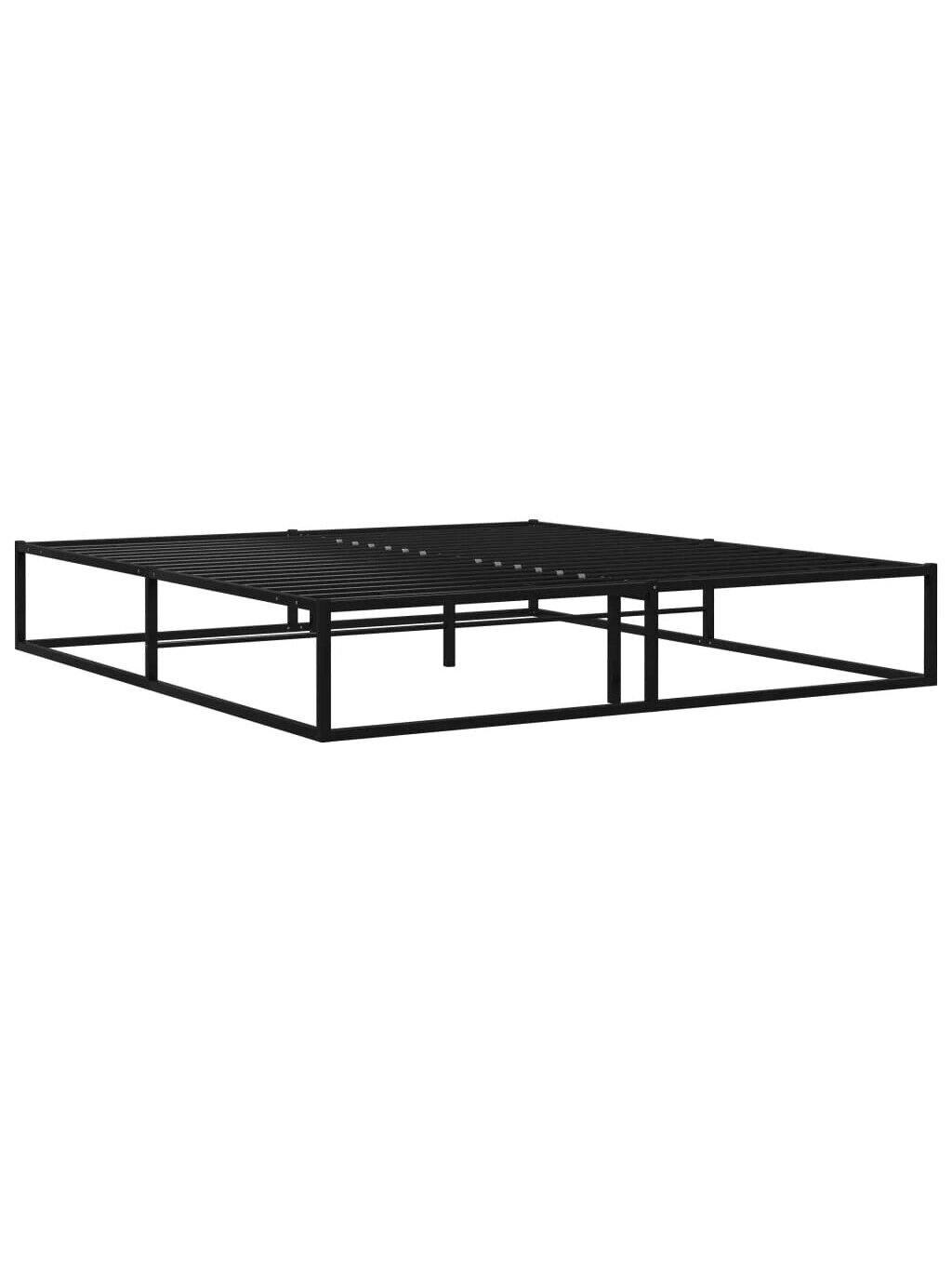 Bed frame, black, 180×200 cm, metal 2 Bed frame, black, 180×200 cm, metal 2