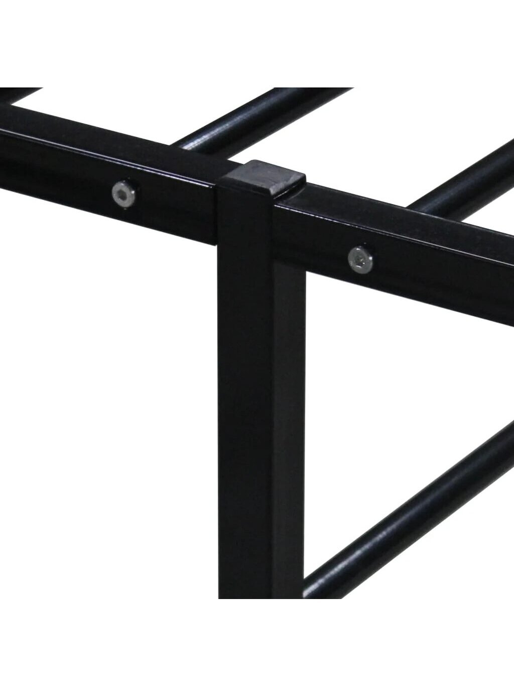 Bed frame, black, 180×200 cm, metal 4 Bed frame, black, 180×200 cm, metal 4