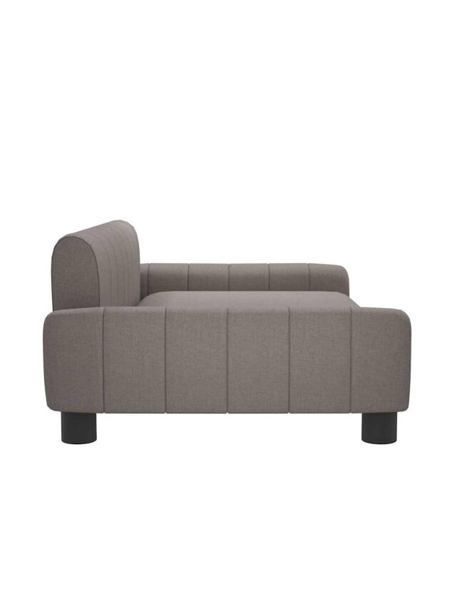Dog Bed, Taupe, 90x53x30 cm, Fabric 3