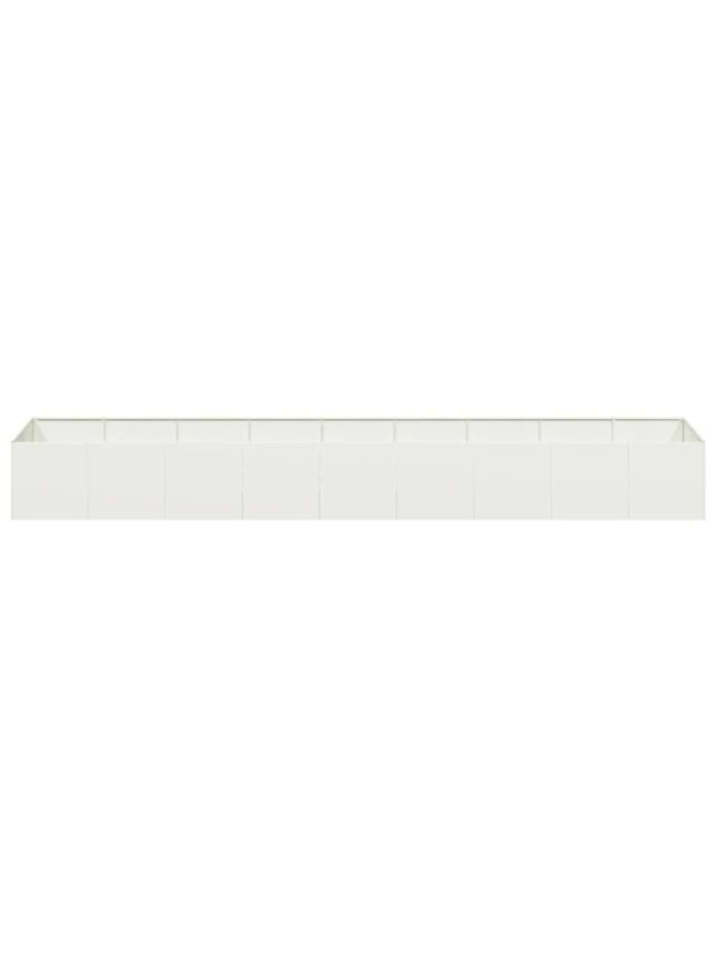 lillepott, valge, 360 x 80 x 40 cm, teras 3