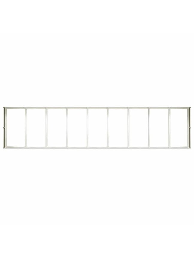 Flower box, white, 360 x 80 x 40 cm, steel 4 Flower box, white, 360 x 80 x 40 cm, steel 4
