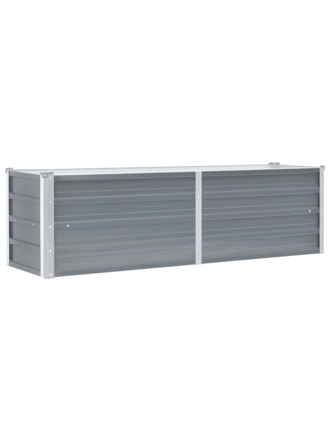 Lovelis, pilkas, galvanizuotas plienas, 160x40x45cm 1