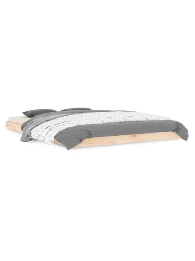 Bed frame, 140×200 cm, solid pine wood 1
