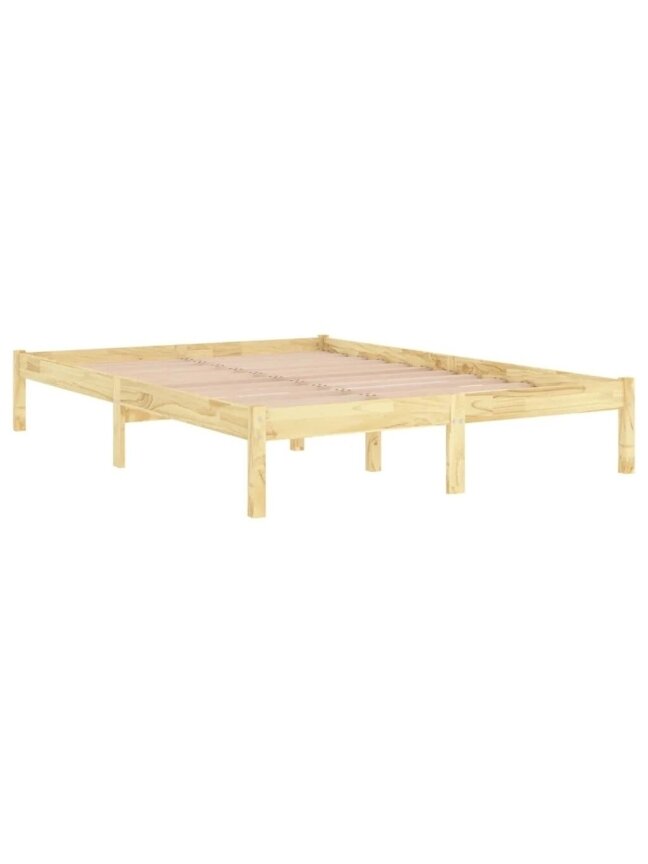 Bed frame, 160×200 cm, solid pine wood 2