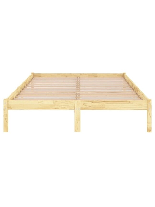 Bed frame, 160×200 cm, solid pine wood 3