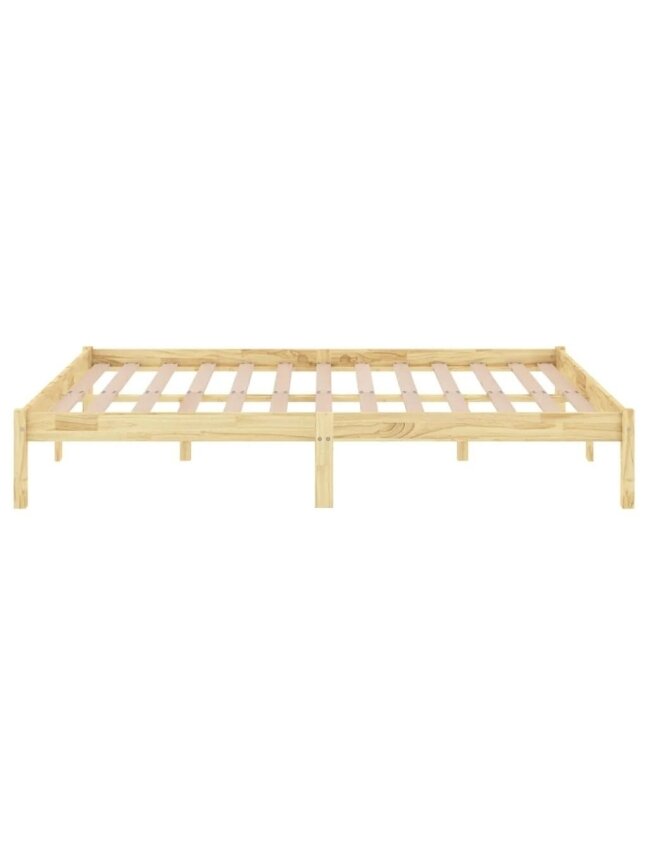 Bed frame, 160×200 cm, solid pine wood 4