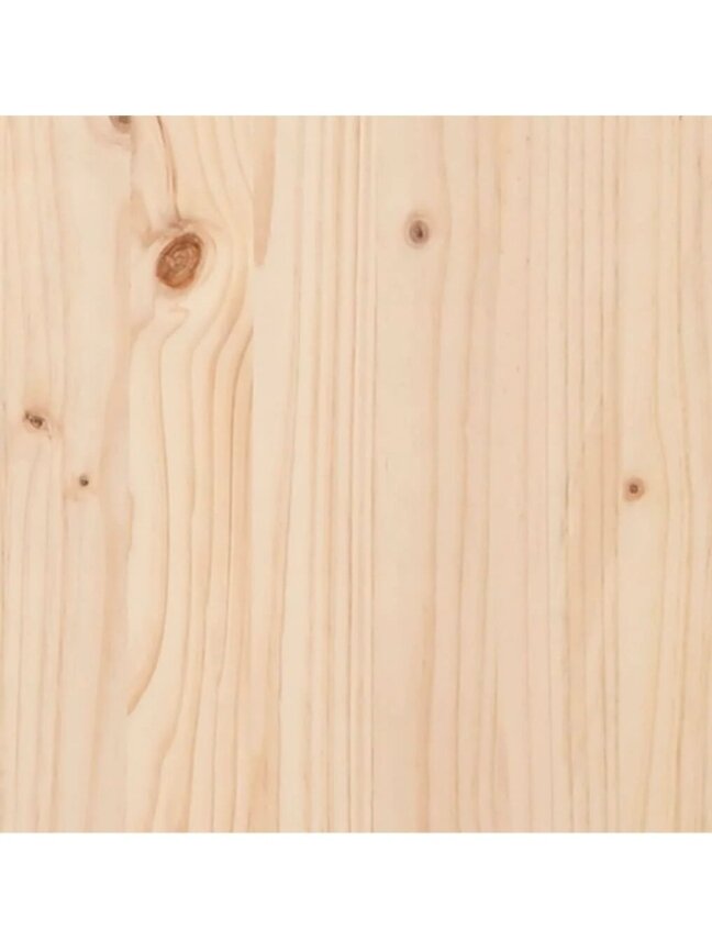 Bed frame without mattress, 120×200 cm, solid pine wood 7