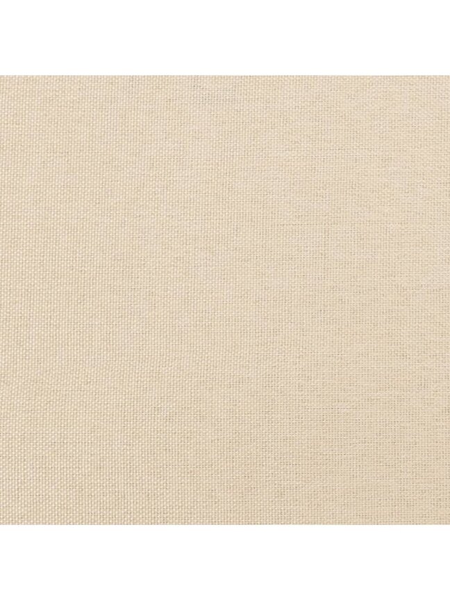 Bed frame without mattress, cream, 90×190 cm, fabric 7
