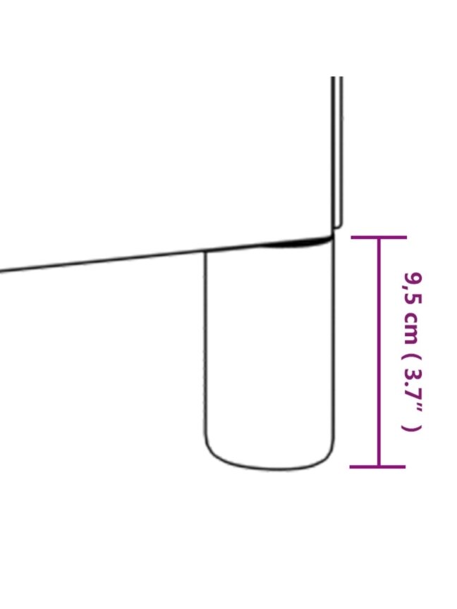 Bed frame without mattress, cream, 90×190 cm, fabric 8
