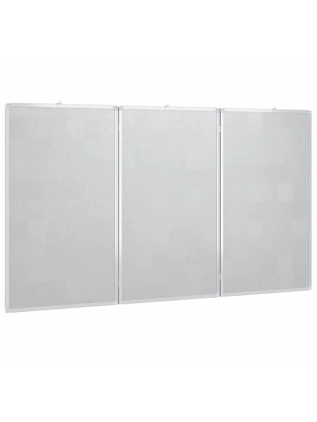 Magnetic whiteboard, 120x80x1.7 cm, aluminum, foldable 3