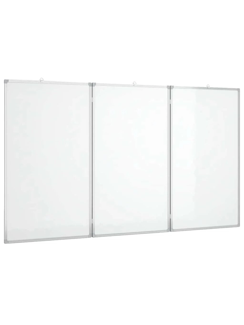 Magnetic whiteboard, 120x80x1.7 cm, aluminum, foldable