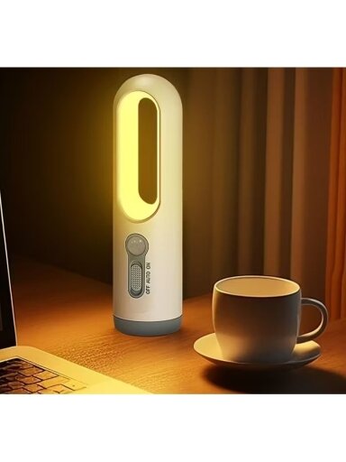 MACROCOSM išmanioji naktinė LED lemputė su judesio jutikliu, USB įkraunama MACROCOSM išmanioji naktinė LED lemputė su judesio jutikliu, USB įkraunama
