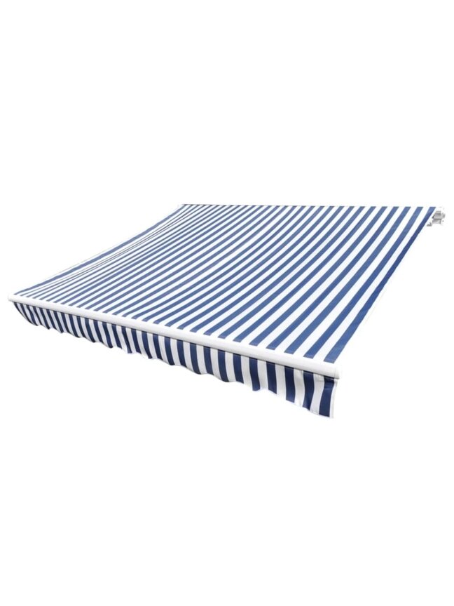 Markizės viršus, mėlyna ir balta, 3x2,5m (rėmas nepridedamas) 1