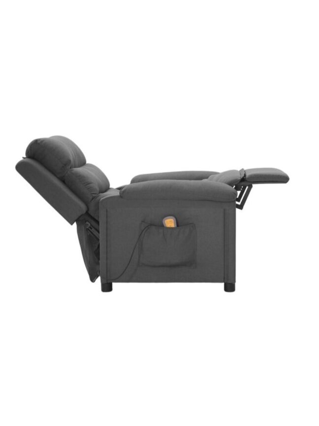 Massage Chair, Dark Grey, Fabric 5 Massage Chair, Dark Grey, Fabric 5
