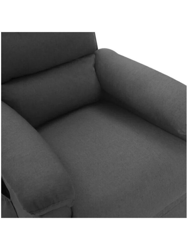 Massage Chair, Dark Grey, Fabric 8 Massage Chair, Dark Grey, Fabric 8