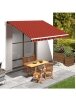 Awning canopy, orange and brown, 400 × 300 cm