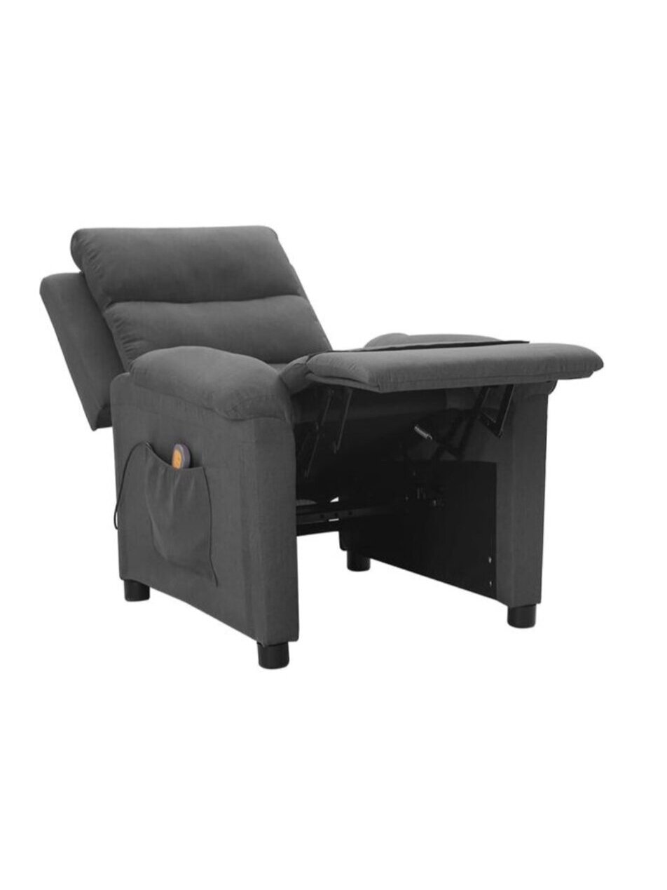 Massage Chair, Dark Grey, Fabric 6 Massage Chair, Dark Grey, Fabric 6