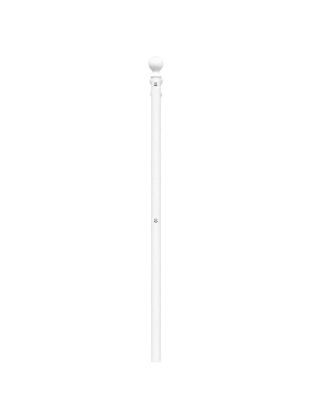 Metal replacement headboard, white color, 200 cm 3