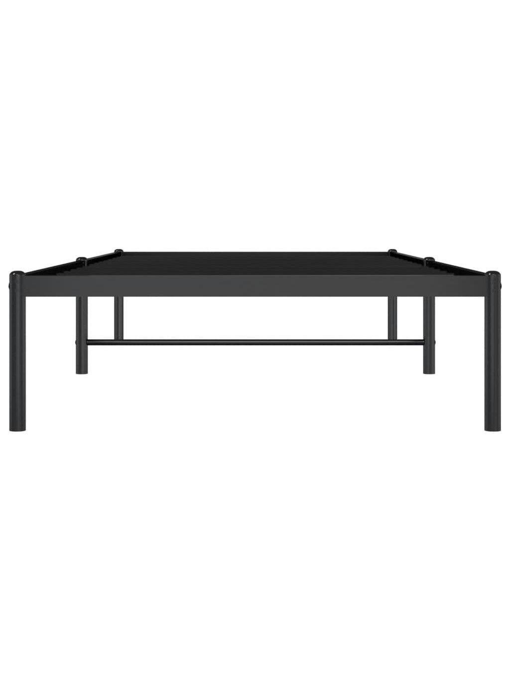 Metal bed frame, black, 90x200 cm 4 Metal bed frame, black, 90x200 cm 4