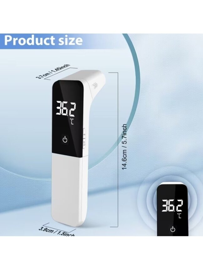 Medical non-contact infrared thermometer for home use. 1