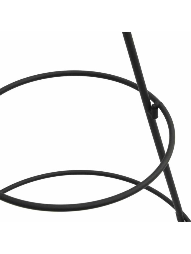 Metalinė Kalėdų eglutė, juodos spalvos, 60 cm 2
