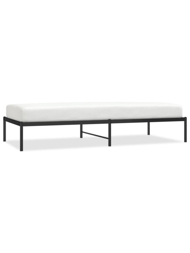 Metal bed frame, black, 90x200 cm 1 Metal bed frame, black, 90x200 cm 1