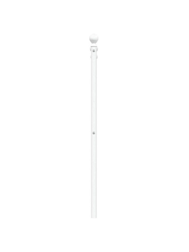 Metal replacement headboard, white color, 200 cm 3