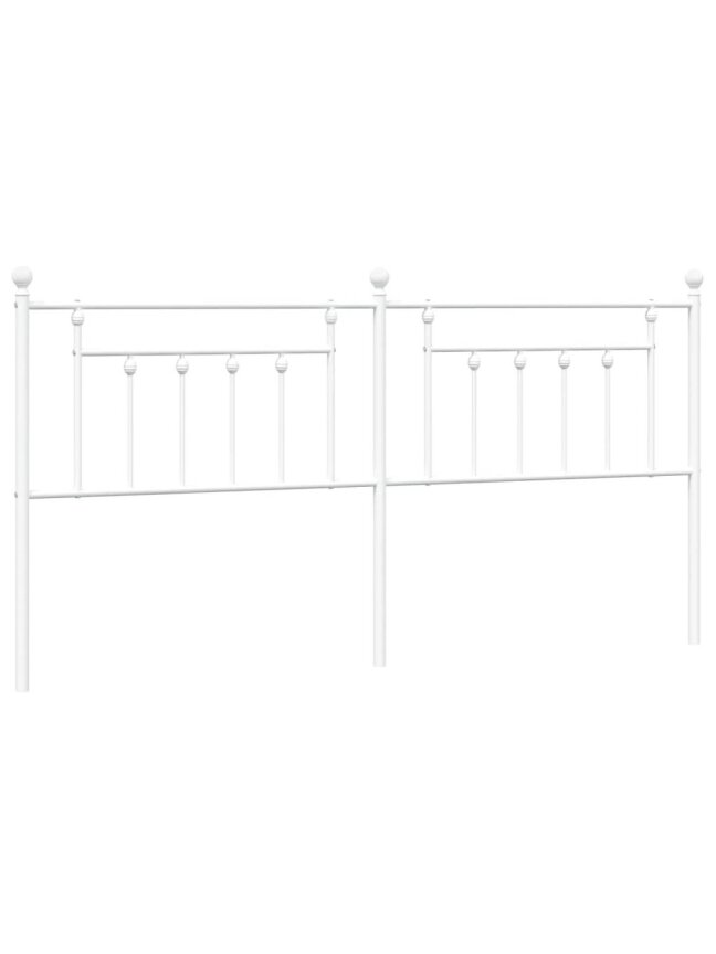 Metal replacement headboard, white color, 200 cm 1