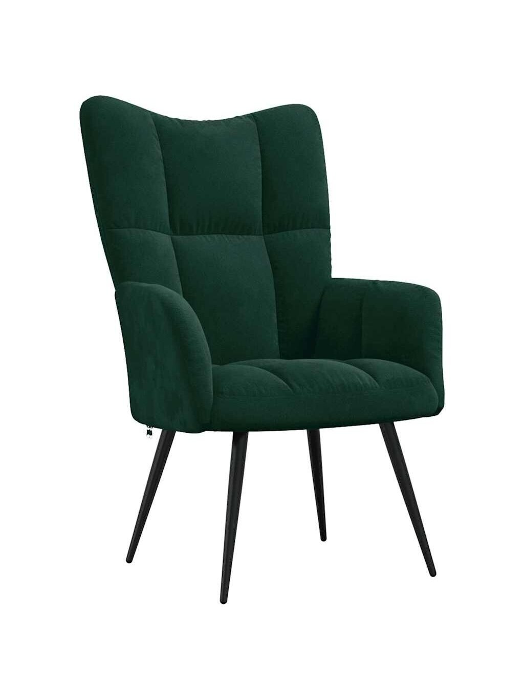 Fotel wypoczynkowy z podnóżkiem, aksamit 22