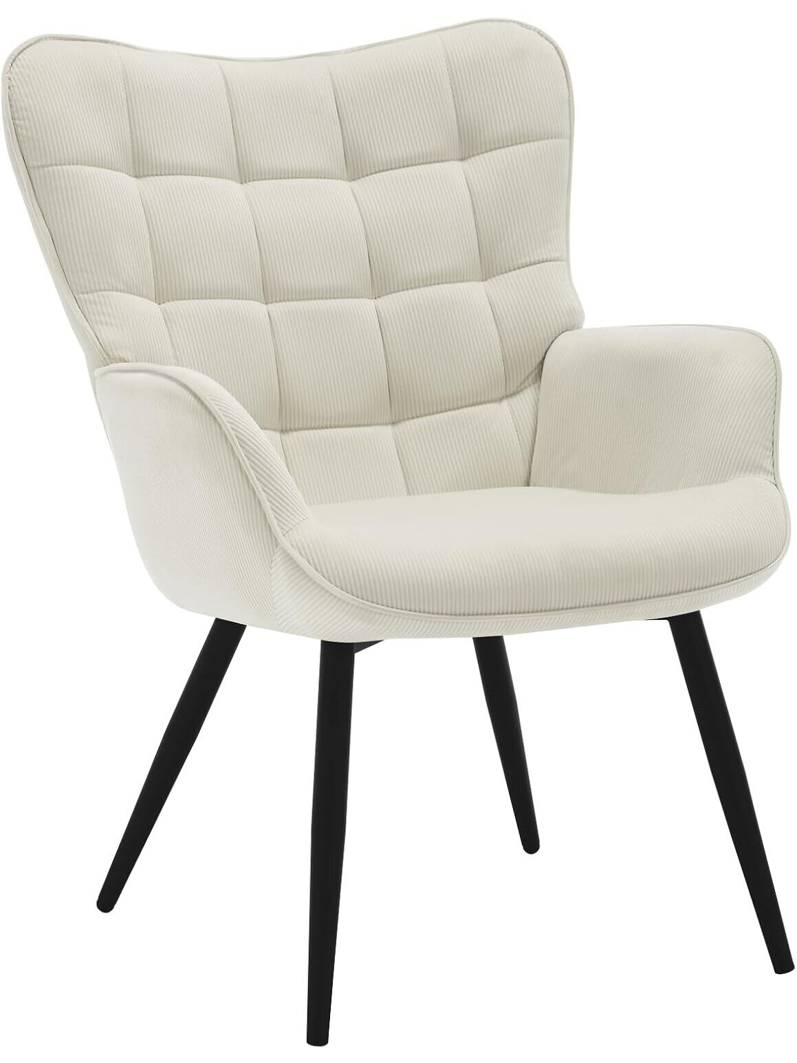 Modern Relaxation Armchair | For TV, Reading & Living Room, with Reclining Arms and Metal Legs 8