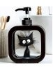 Cute Black Cat Soap Dispenser K3